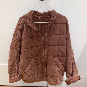 Free People dolman quilted jacket